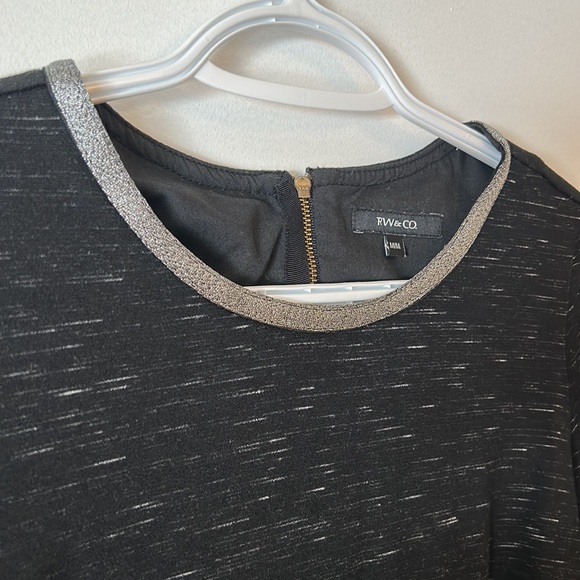 RW&CO medium long sleeved black dress - Picture 2 of 4